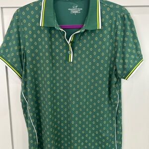 Vineyard Vines Green  Polo Shirt Perfect for Tennis golf or pickleball retro